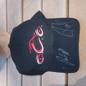 Vintage Orange County Choppers Embroidered Logo Fitted Hat Cap S-M Signed
